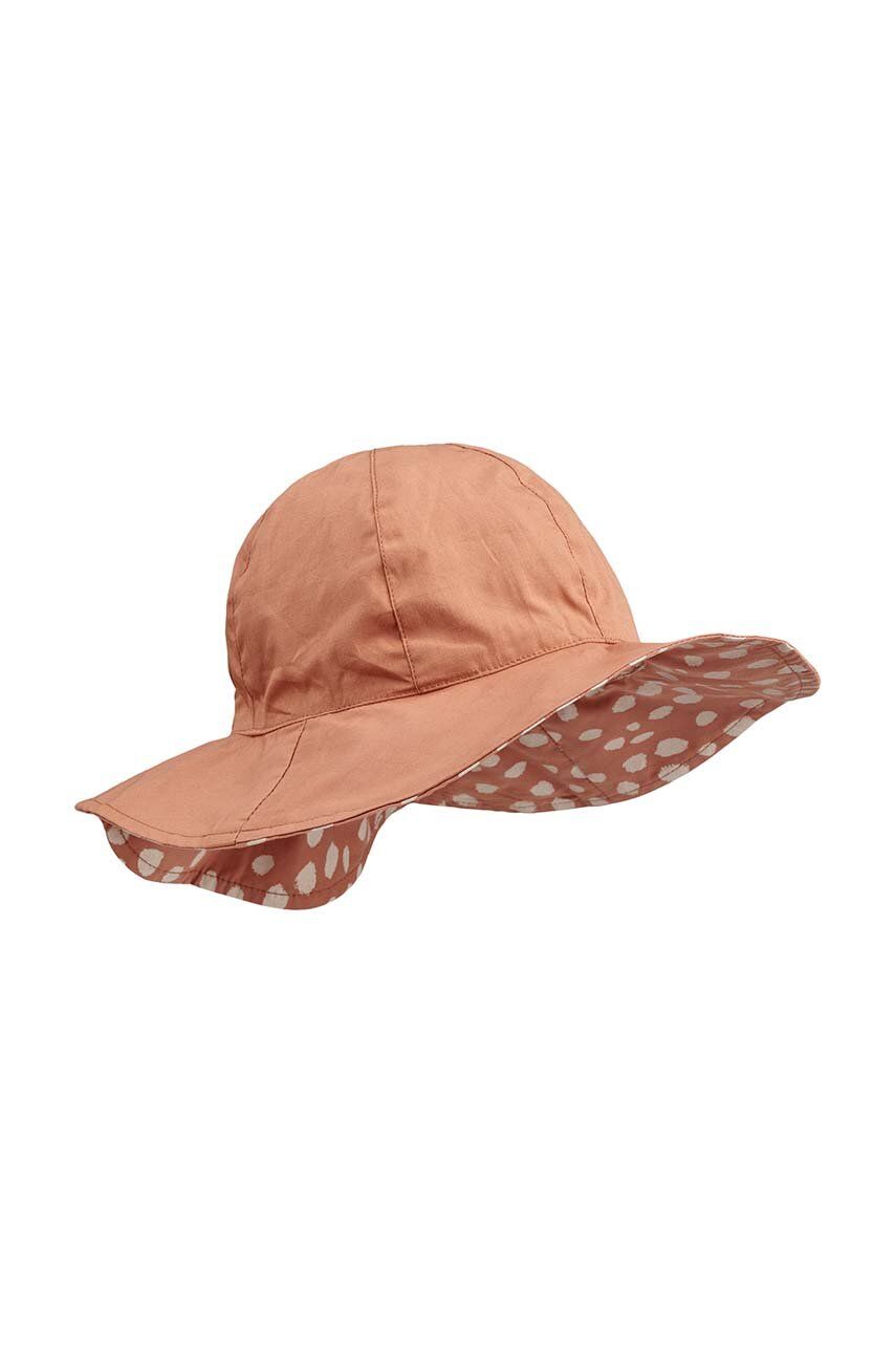 Liewood Pălărie Reversibilă Pentru Copii Amelia Reversible Sun Hat Culoarea Roz