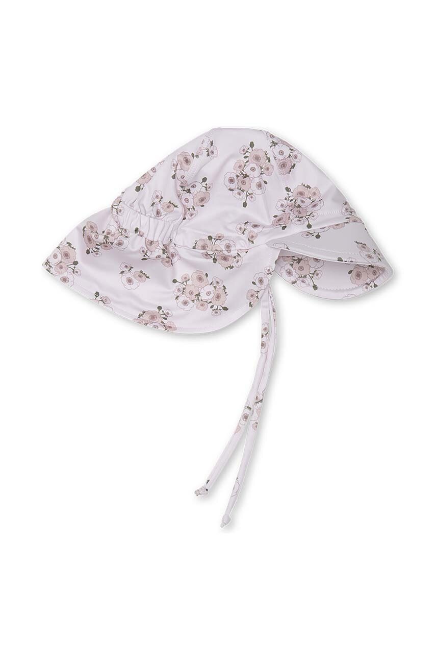 Дитячий капелюх That's mine Sari UV cap колір білий Дитячий капелюх That's mine Sari UV cap колір білий