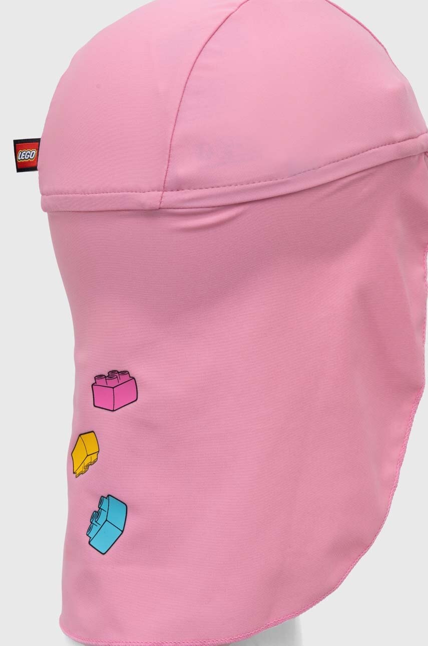 Детская кепка Lego цвет розовый с принтом Детская кепка Lego цвет розовый с принтом