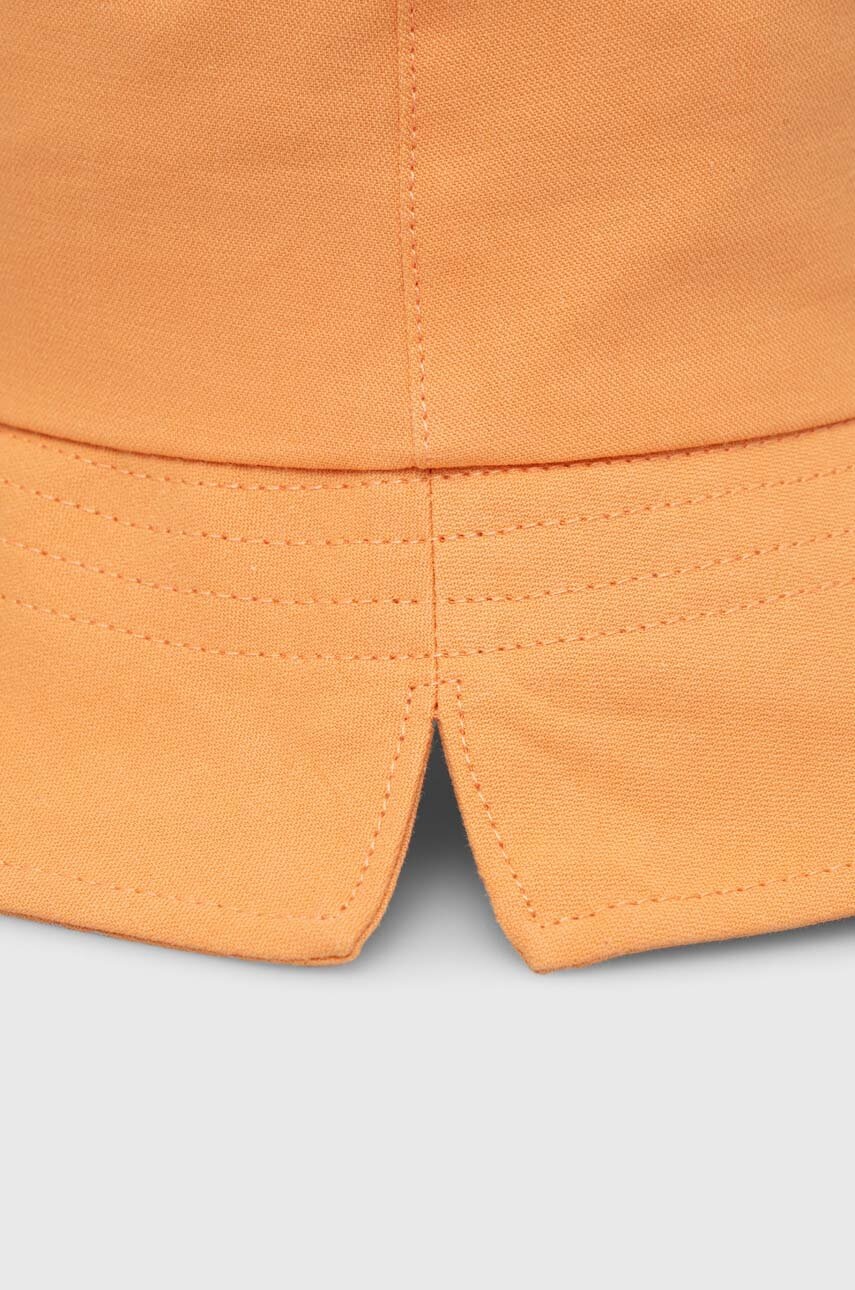 United Colors of Benetton gyerek pamut sapka narancssárga, pamut termék 2. képe
