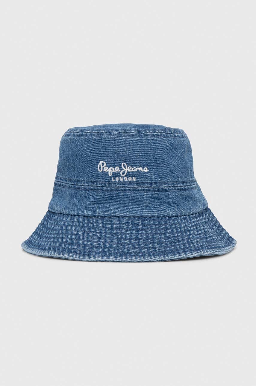 

Детска памучна капела Pepe Jeans ONDINE в синьо от памук, Син