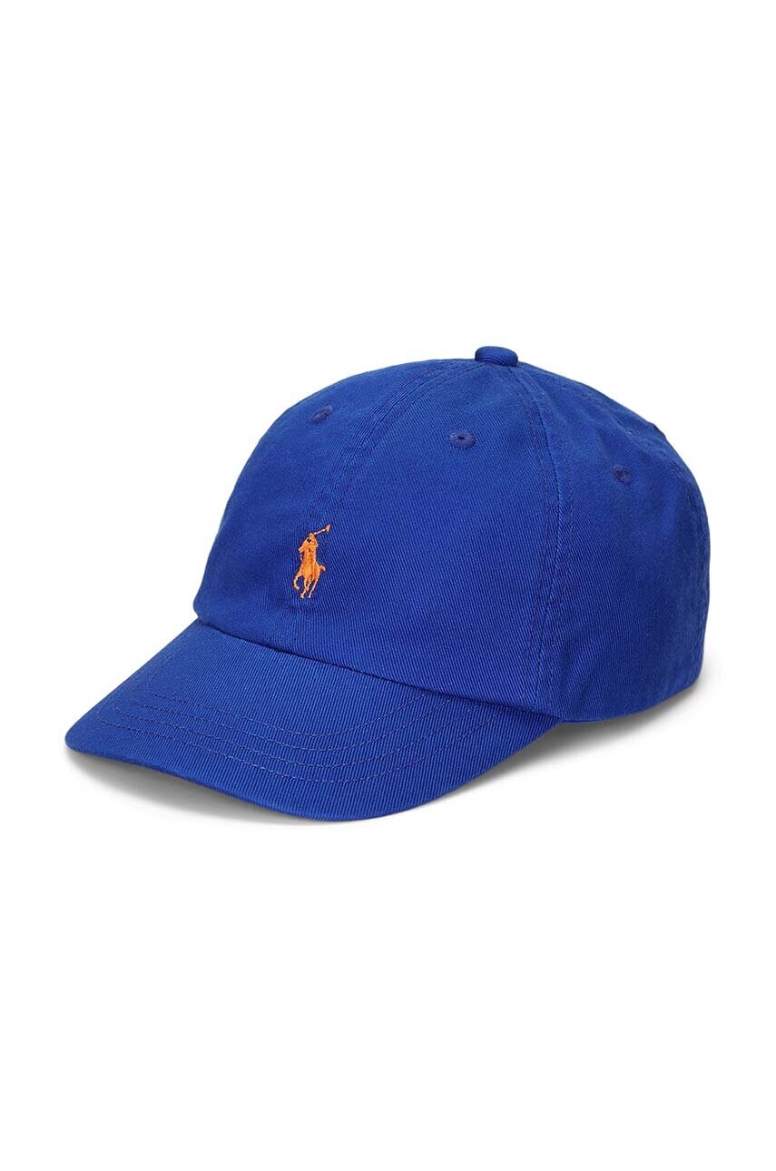

Детская хлопковая кепка Polo Ralph Lauren однотонная