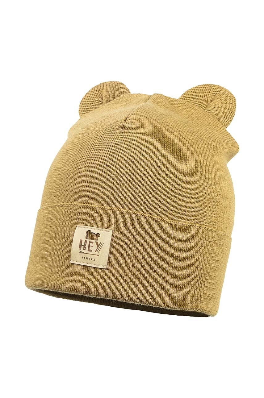 Детская хлопковая шапка Jamiks BATUMI цвет жёлтый из тонкого трикотажа хлопковая в Черновцах Детская хлопковая шапка Jamiks BATUMI цвет жёлтый из тонкого трикотажа хлопковая в Черновцах