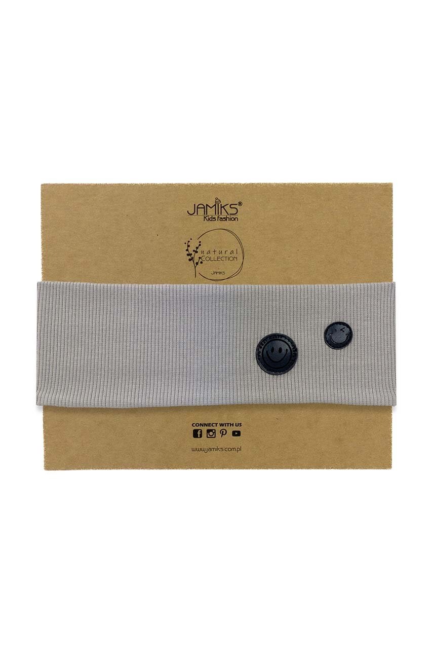 Детская повязка Jamiks IGNACY цвет серый
