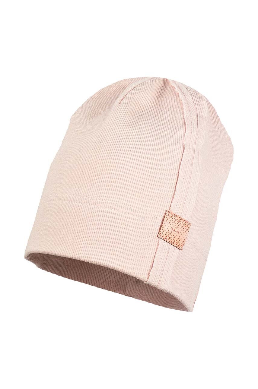 

Детска шапка Jamiks SALAMED в бежово с фина плетка, Бежов