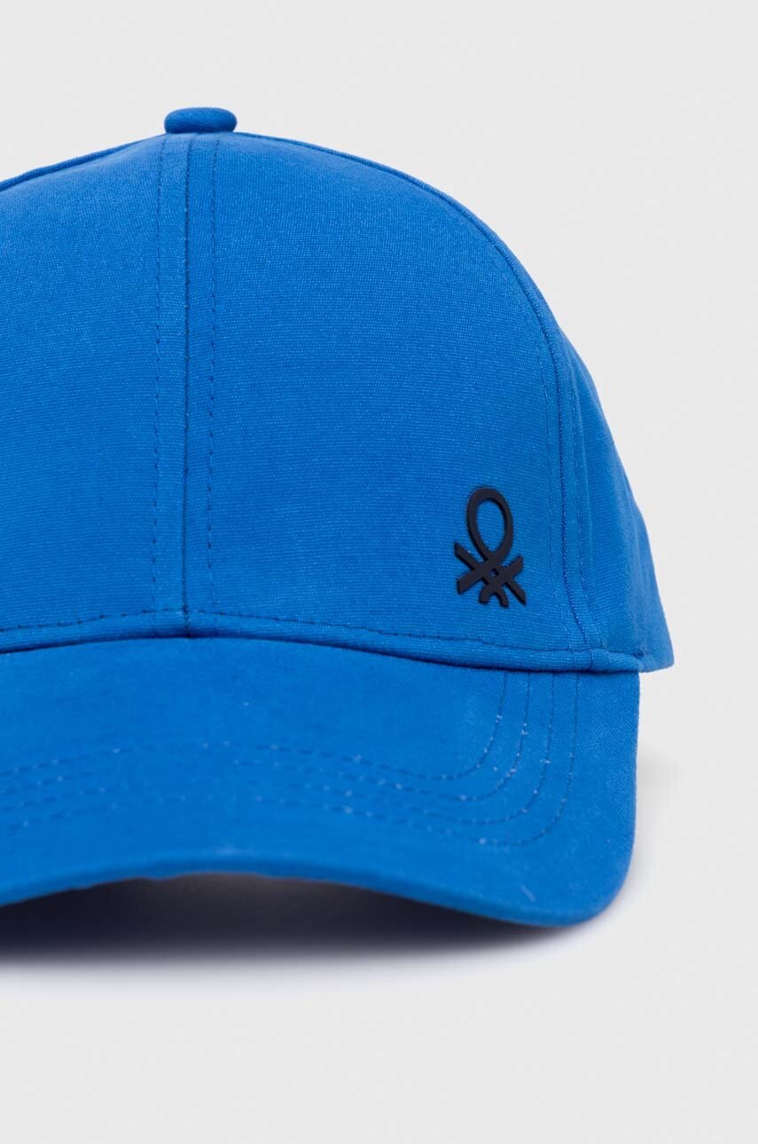 Детская хлопковая кепка United Colors of Benetton однотонная