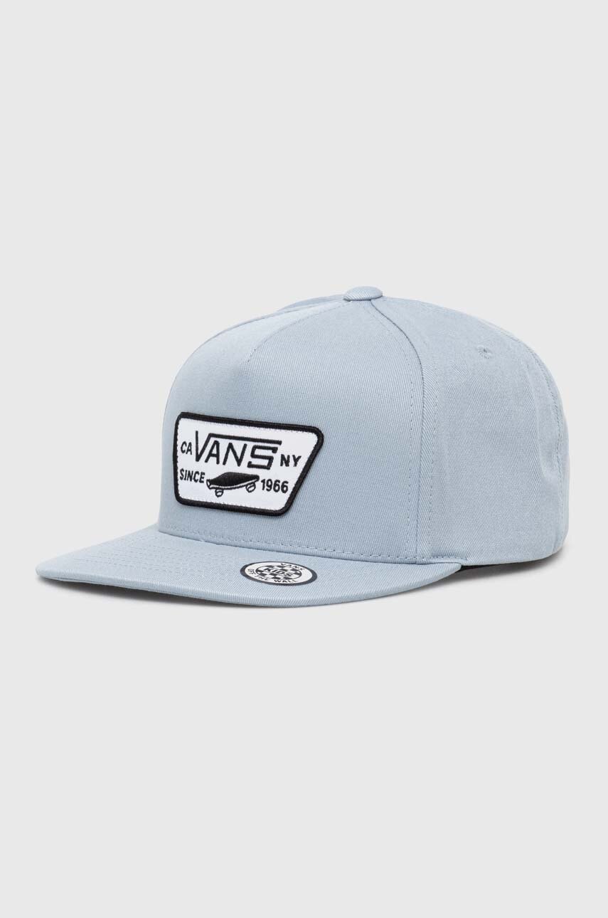 Vans șapcă din bumbac pentru copii BY FULL PATCH SNAPBACK BOYS neted