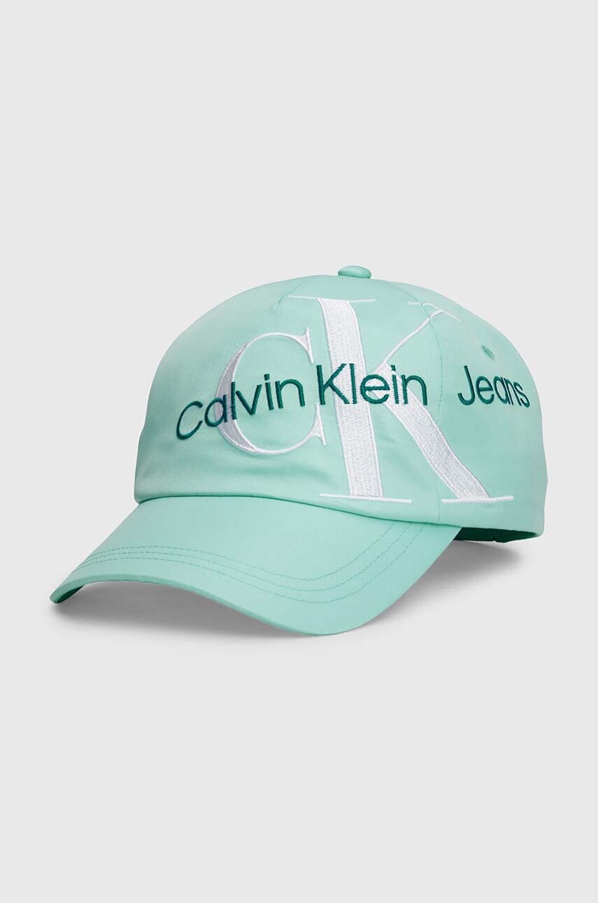 Levně Dětská baseballová čepice Calvin Klein Jeans s potiskem