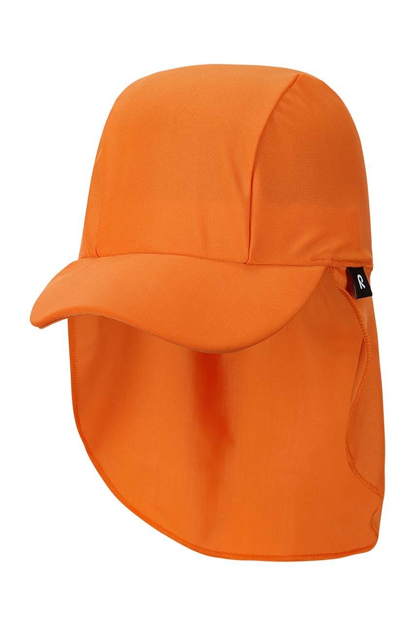 Reima șapcă de baseball pentru copii Kilpikonna culoarea portocaliu, neted