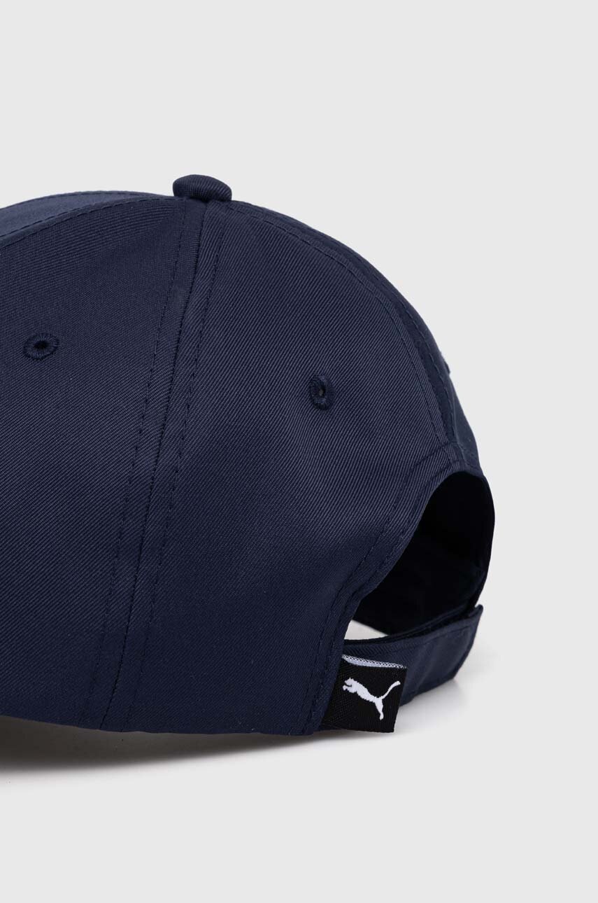 Дитяча кепка Puma PUMA Metal Cat Cap Jr колір синій однотонна