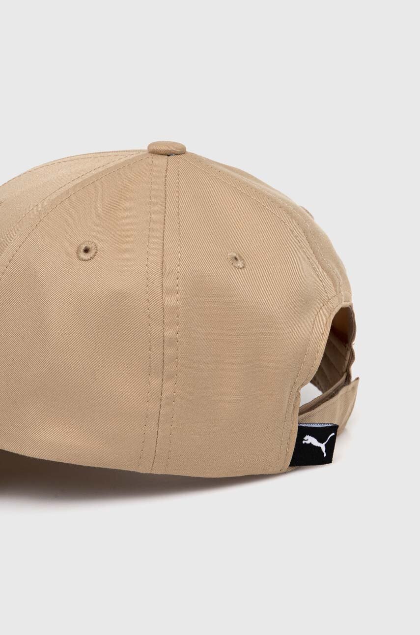 Детская кепка Puma PUMA Metal Cat Cap Jr цвет бежевый однотонная