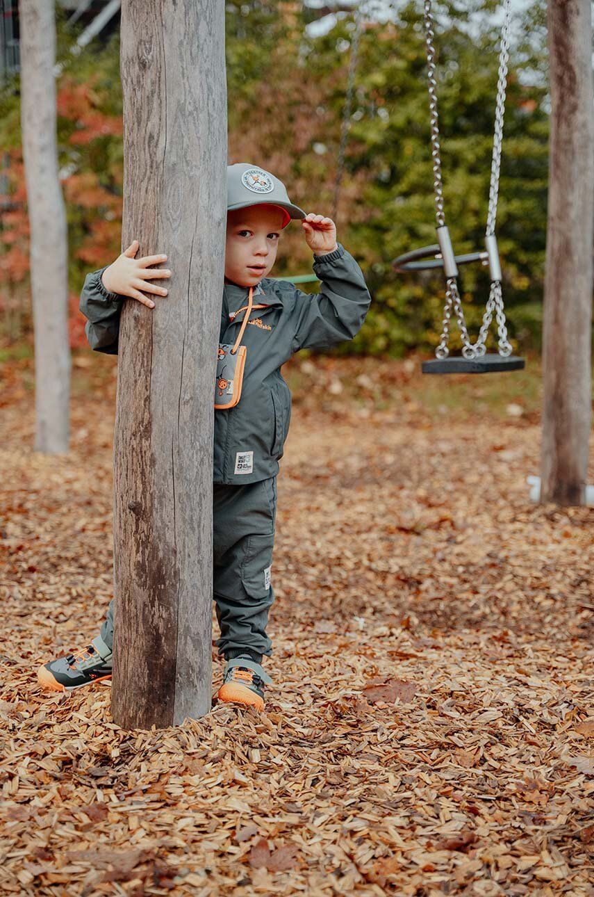 Otroška Baseball Kapa Jack Wolfskin SMILEYWORLD Zelena Barva