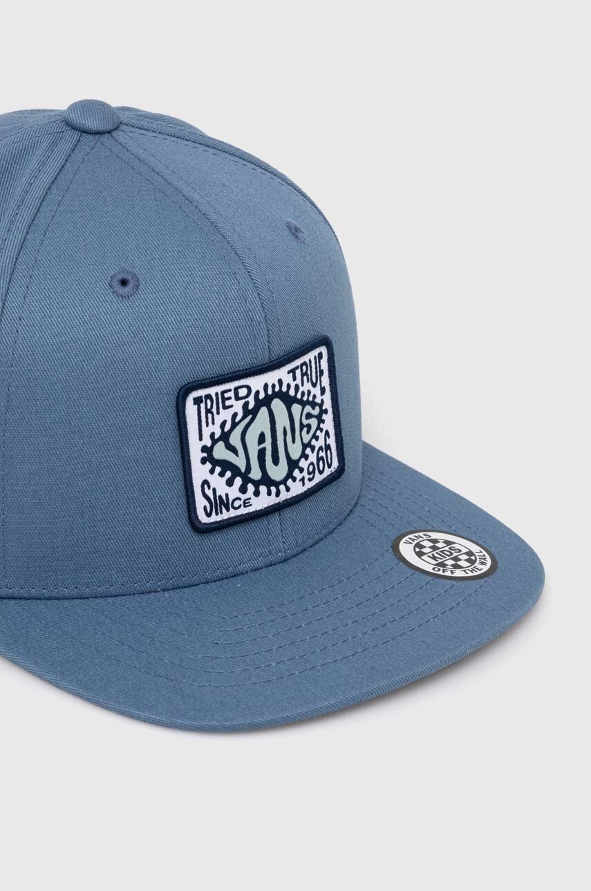 Детская хлопковая кепка Vans с аппликацией Детская хлопковая кепка Vans с аппликацией