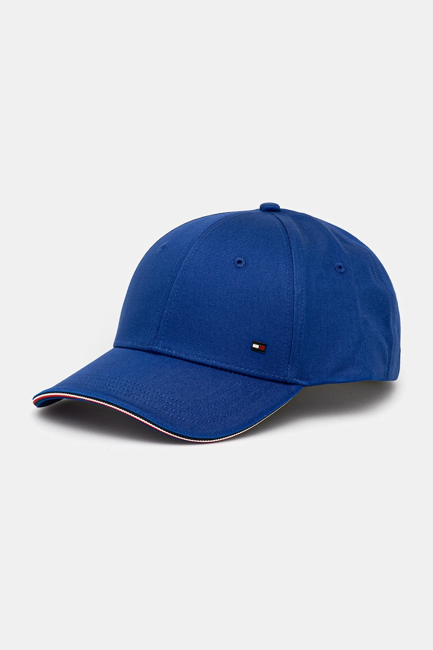 Levně Bavlněná baseballová čepice Tommy Hilfiger bílá barva
