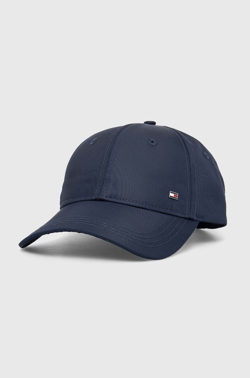

Шапка с козирка Tommy Hilfiger в тъмносиньо с изчистен дизайн AM0AM12254, Тъмносин