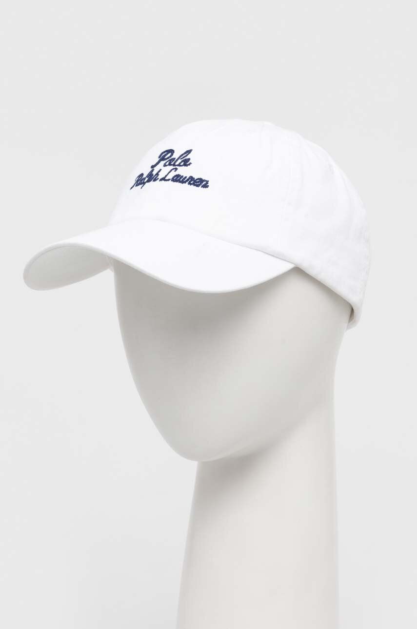 Levně Bavlněná baseballová čepice Polo Ralph Lauren bílá barva, s potiskem, 710936498