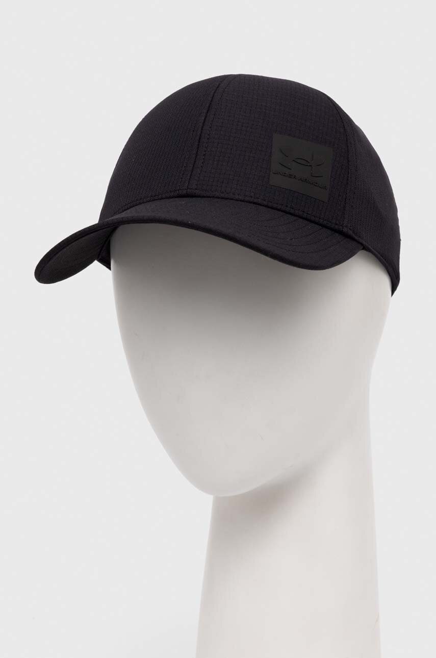 Under Armour sapca Iso Chill Armourvent culoarea negru, neted