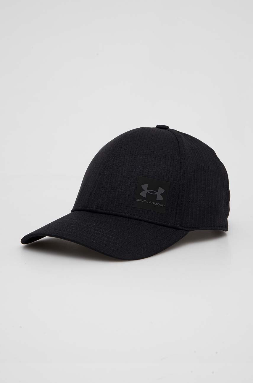 Under Armour sapca Iso Chill Armourvent culoarea negru, neted