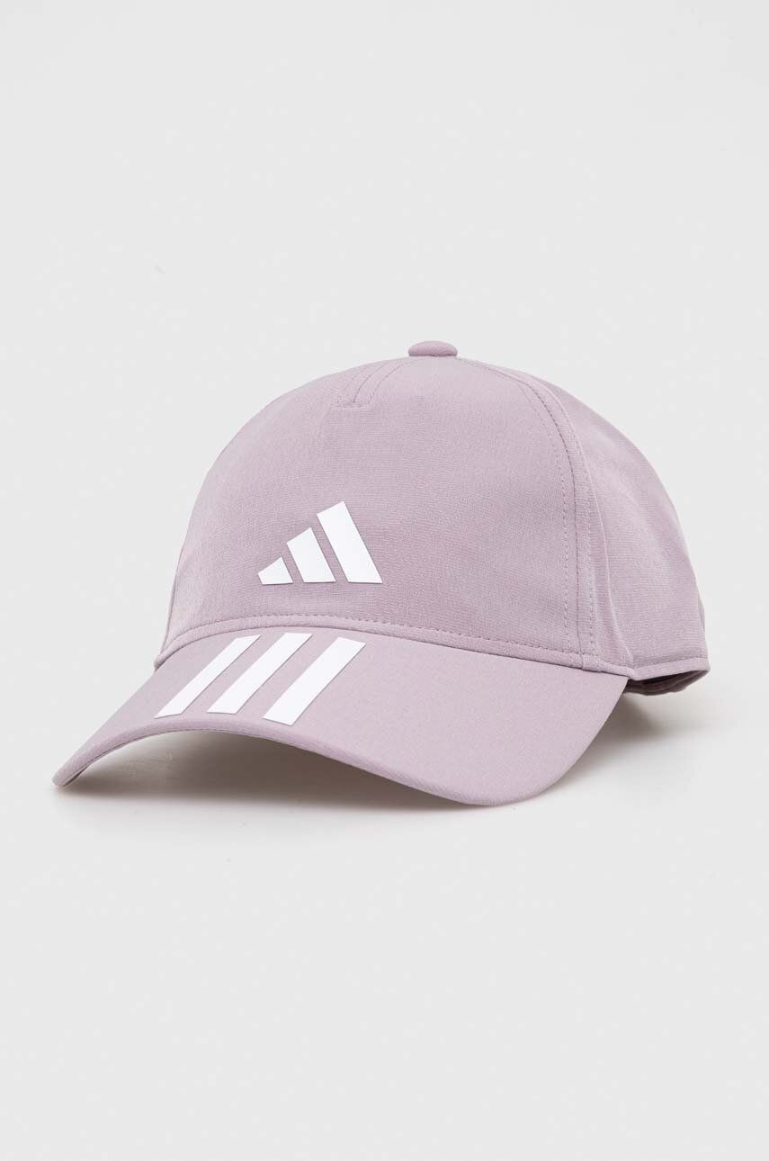 adidas Performance sapca culoarea violet, cu imprimeu