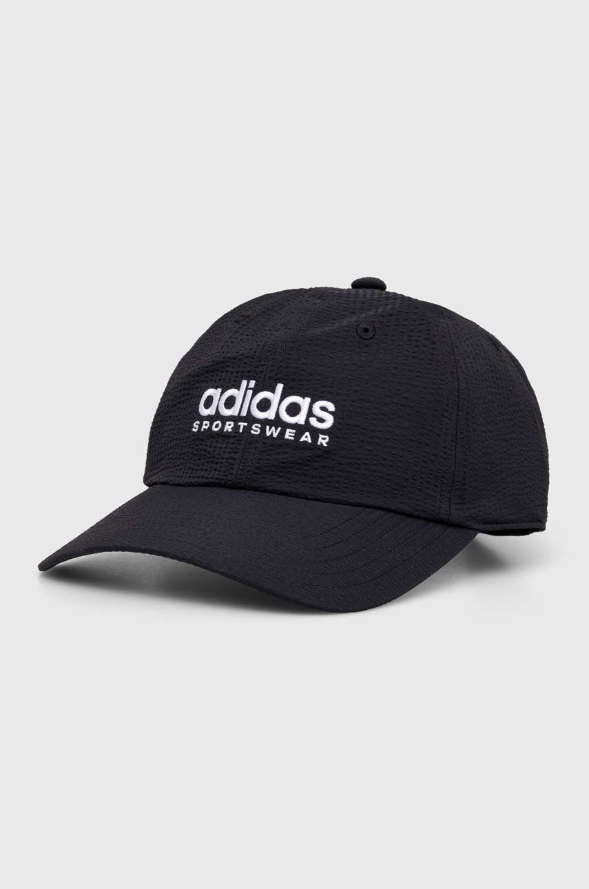 adidas șapcă culoarea negru, cu imprimeu IP6315
