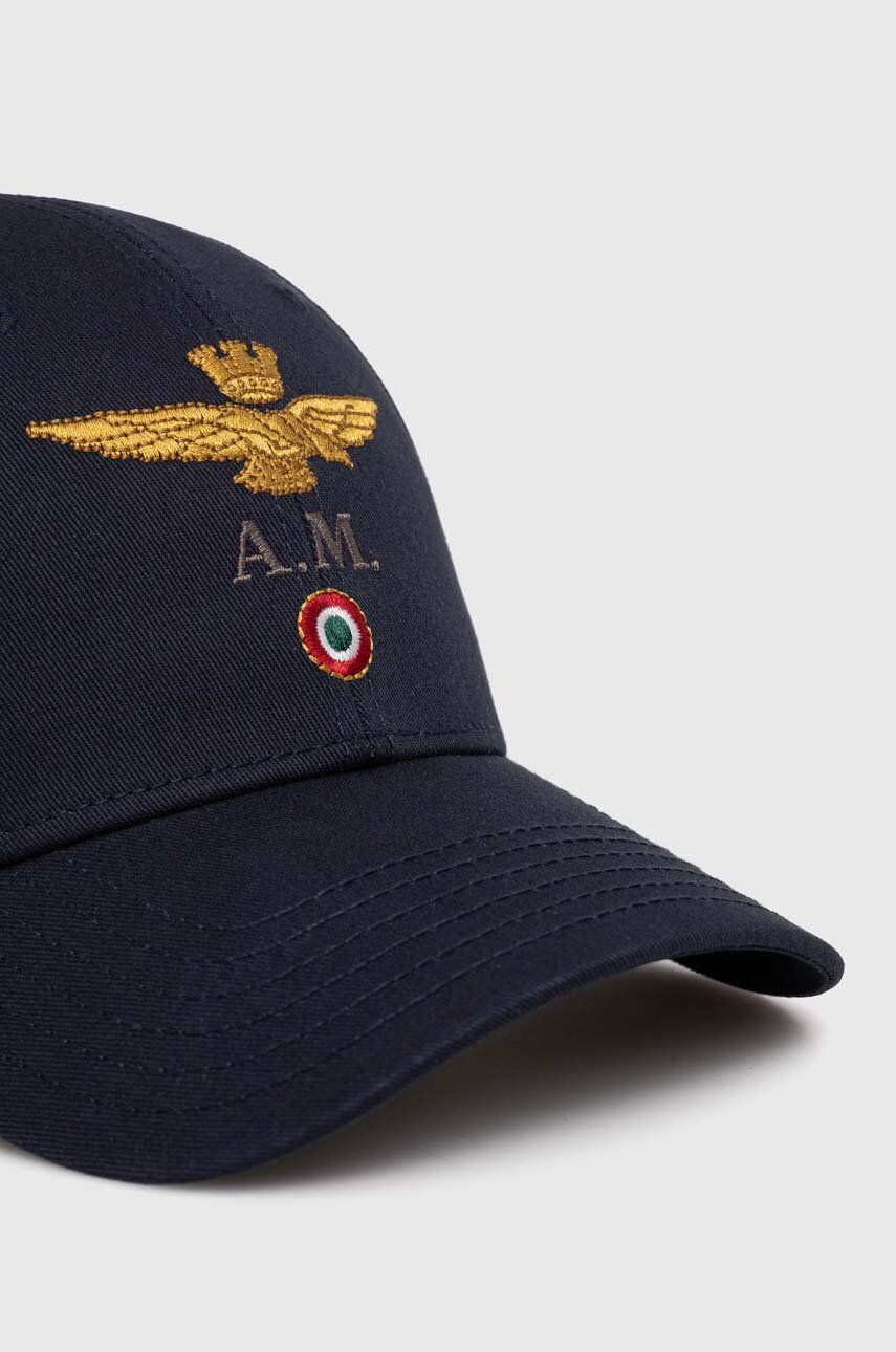 Aeronautica Militare șapcă De Baseball Din Bumbac Culoarea Albastru Marin, Cu Imprimeu
