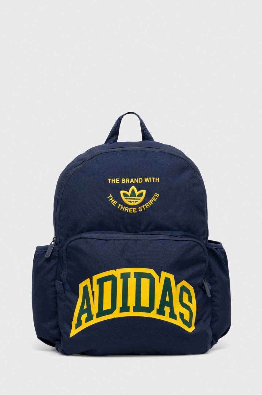 adidas Originals rucsac culoarea bleumarin, mare, cu imprimeu IU0020