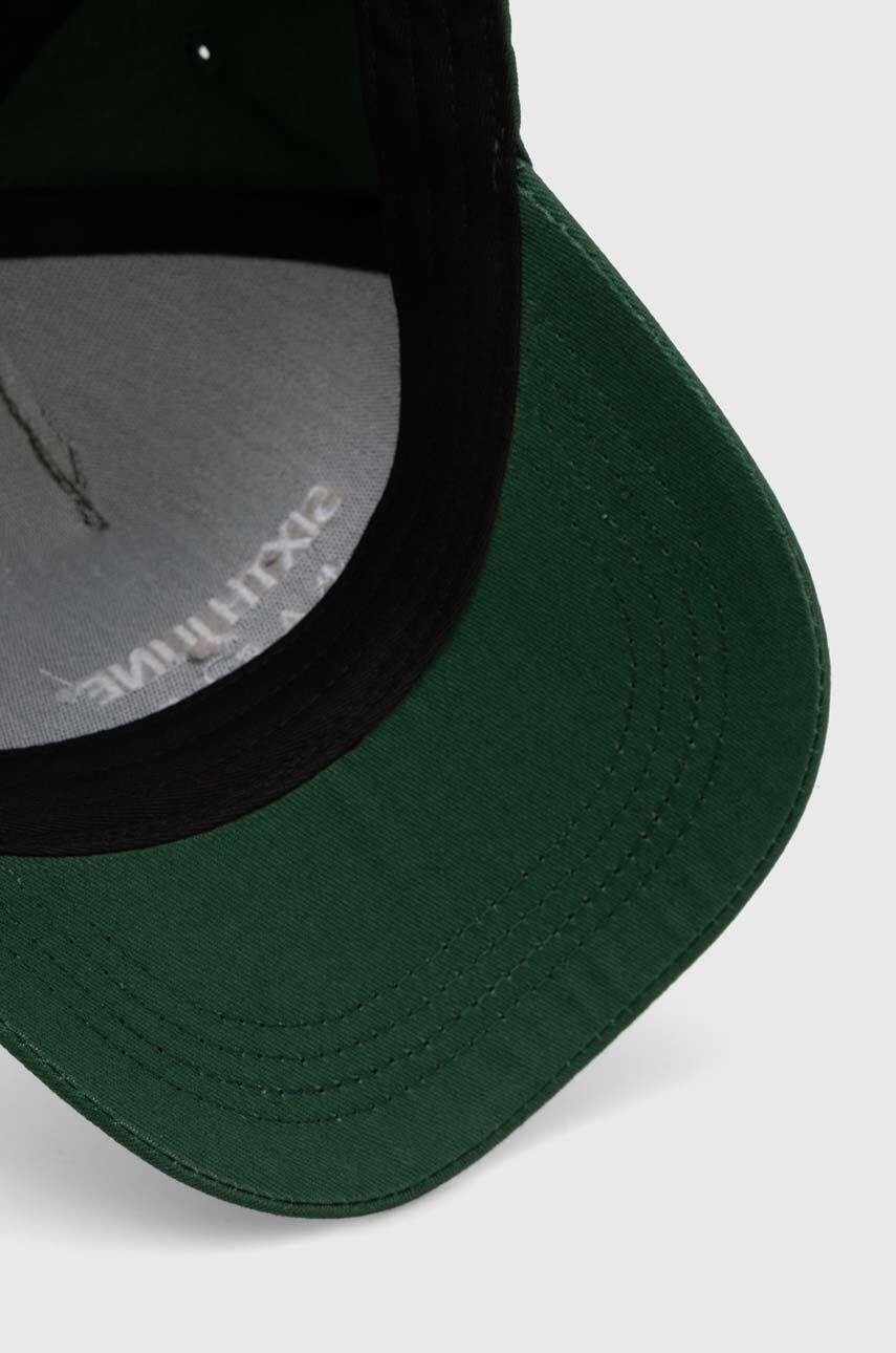 Sixth June șapcă De Baseball Din Bumbac Culoarea Verde, Cu Imprimeu