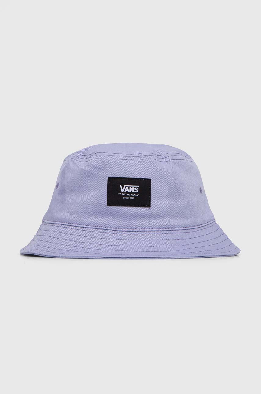 

Памучна капела Vans в лилаво от памук, Виолетов