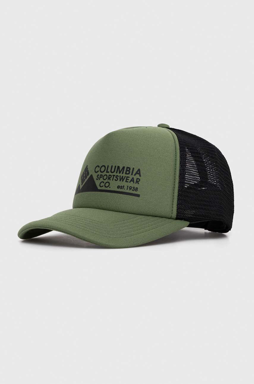 Columbia sapca culoarea verde, cu imprimeu