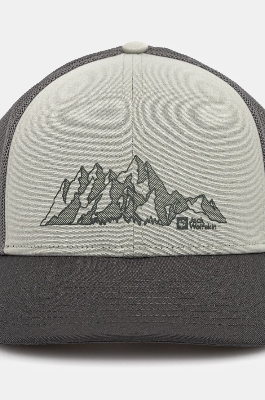 Кепка Jack Wolfskin Brand цвет синий узор 1911242 Кепка Jack Wolfskin Brand цвет синий узор 1911242