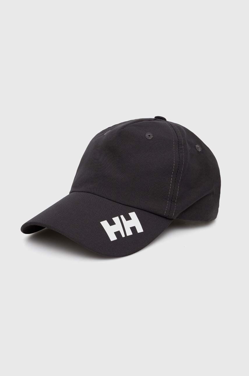 Helly Hansen șapcă culoarea gri, cu imprimeu 67517