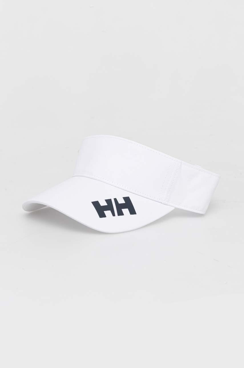 Helly Hansen șapcă cu cozoroc culoarea alb, cu imprimeu 67545