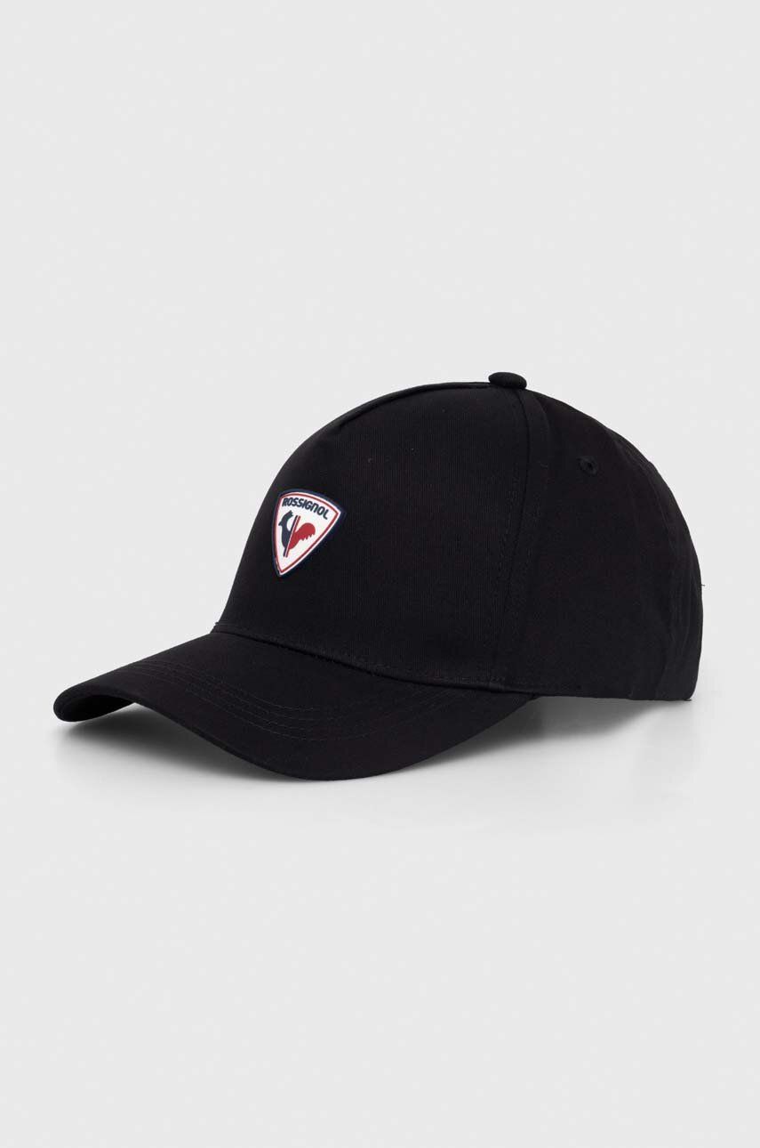 Rossignol șapcă de baseball din bumbac culoarea negru, cu imprimeu, RLMMH23