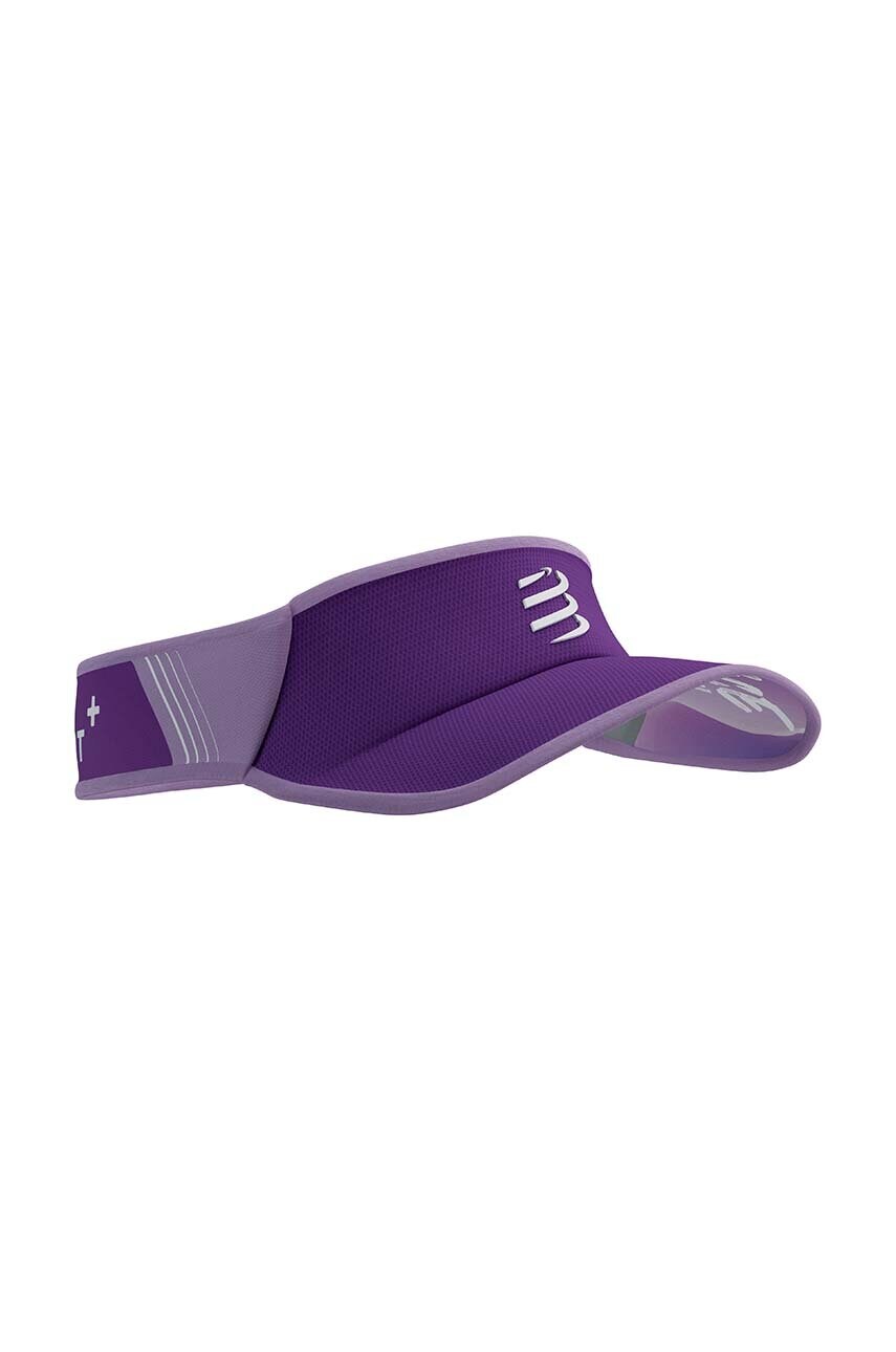 Compressport sapca cozoroc Visor Ultralight culoarea violet, modelator, XHWU3893