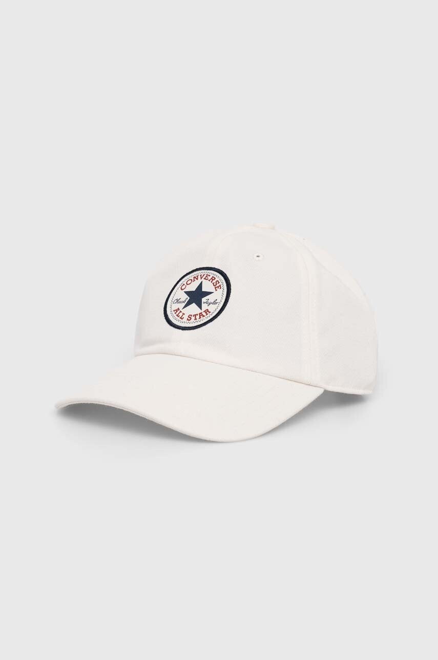 Converse sapca culoarea bej, cu imprimeu, 10022134-A44
