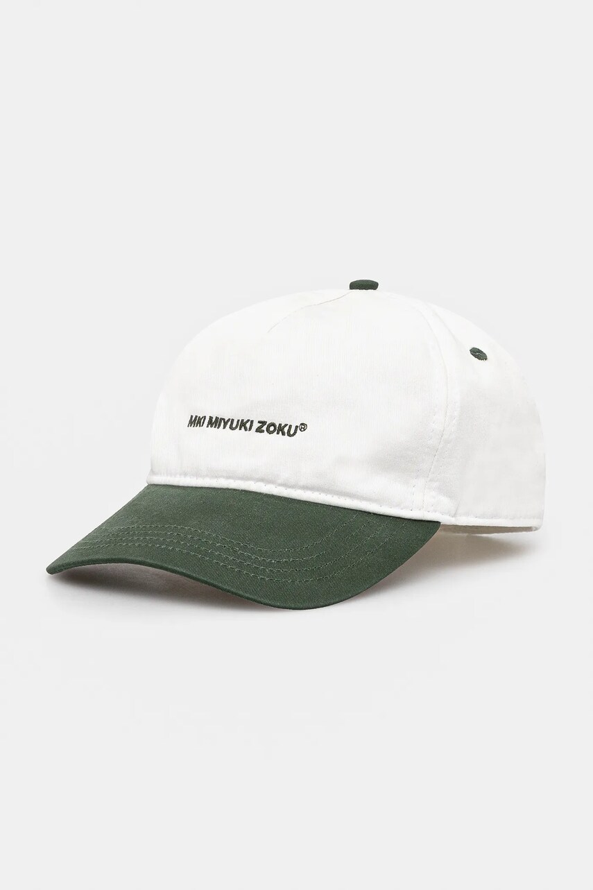 MKI MIYUKI ZOKU șapcă de baseball din bumbac Classic Ball Cap culoarea alb, cu imprimeu, CLASSIC.BALL.CAP
