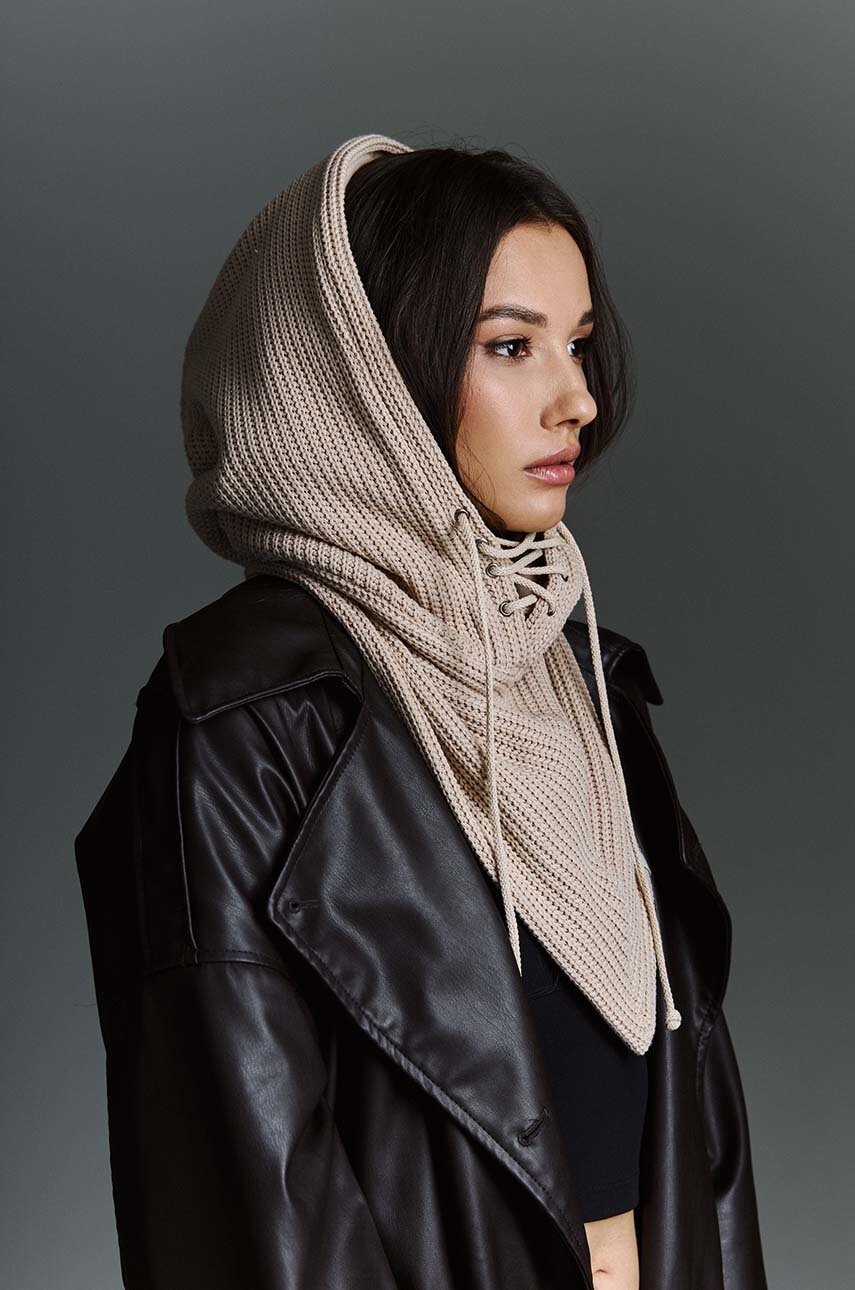 LE SH KA headwear  Балаклава  Beige Balaclava
