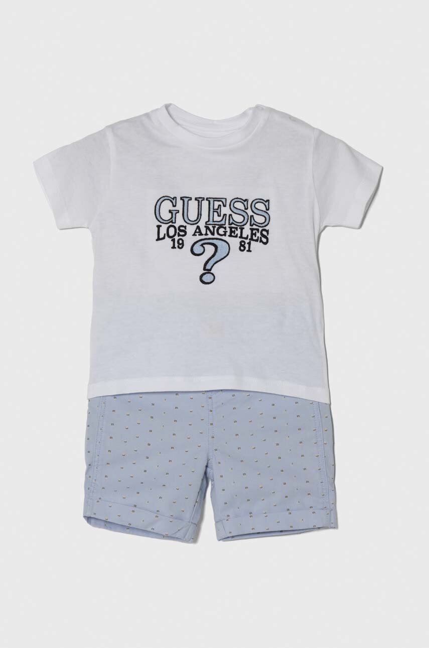 

Комплект за бебета Guess в бяло, Бял
