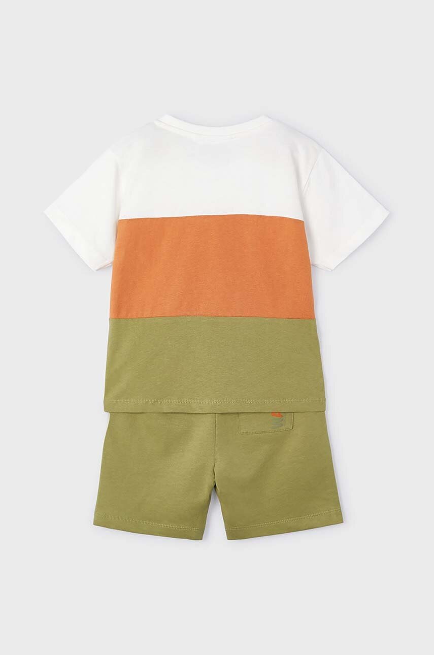 Дитячий бавовняний комплект Mayoral колір помаранчевий