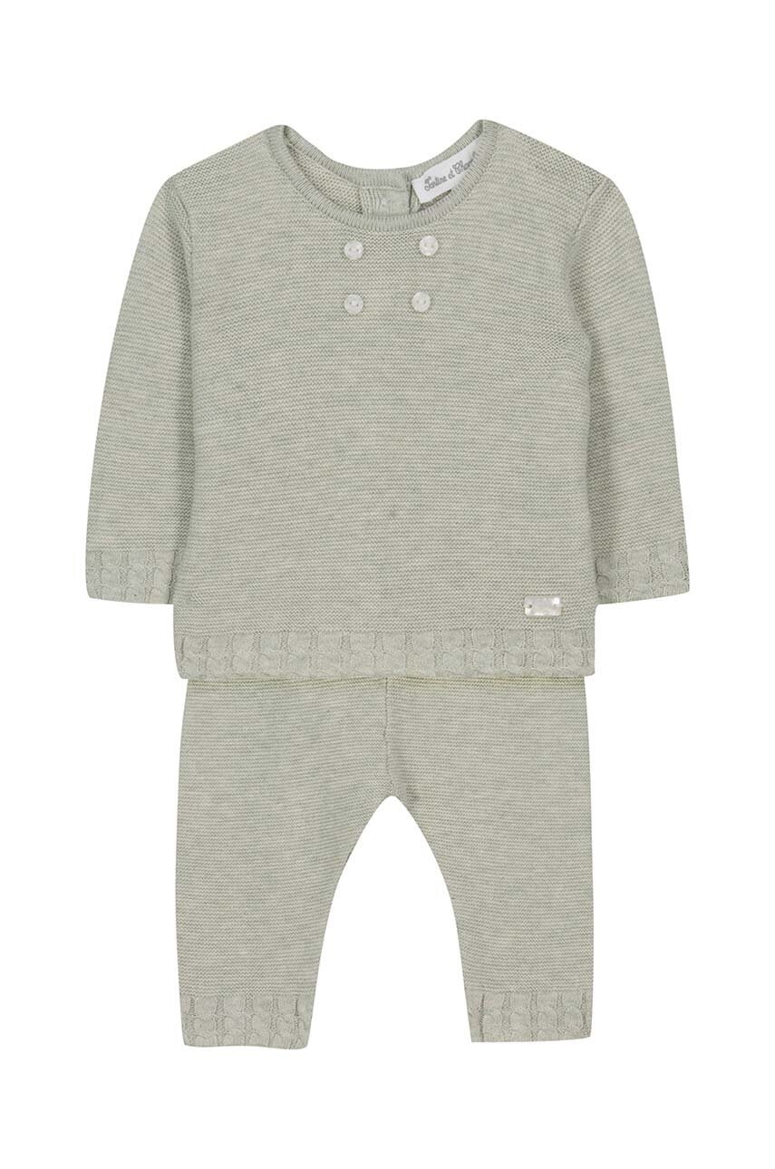 Детский хлопковый комплект Tartine et Chocolat цвет зелёный в Николаеве Детский хлопковый комплект Tartine et Chocolat цвет зелёный в Николаеве