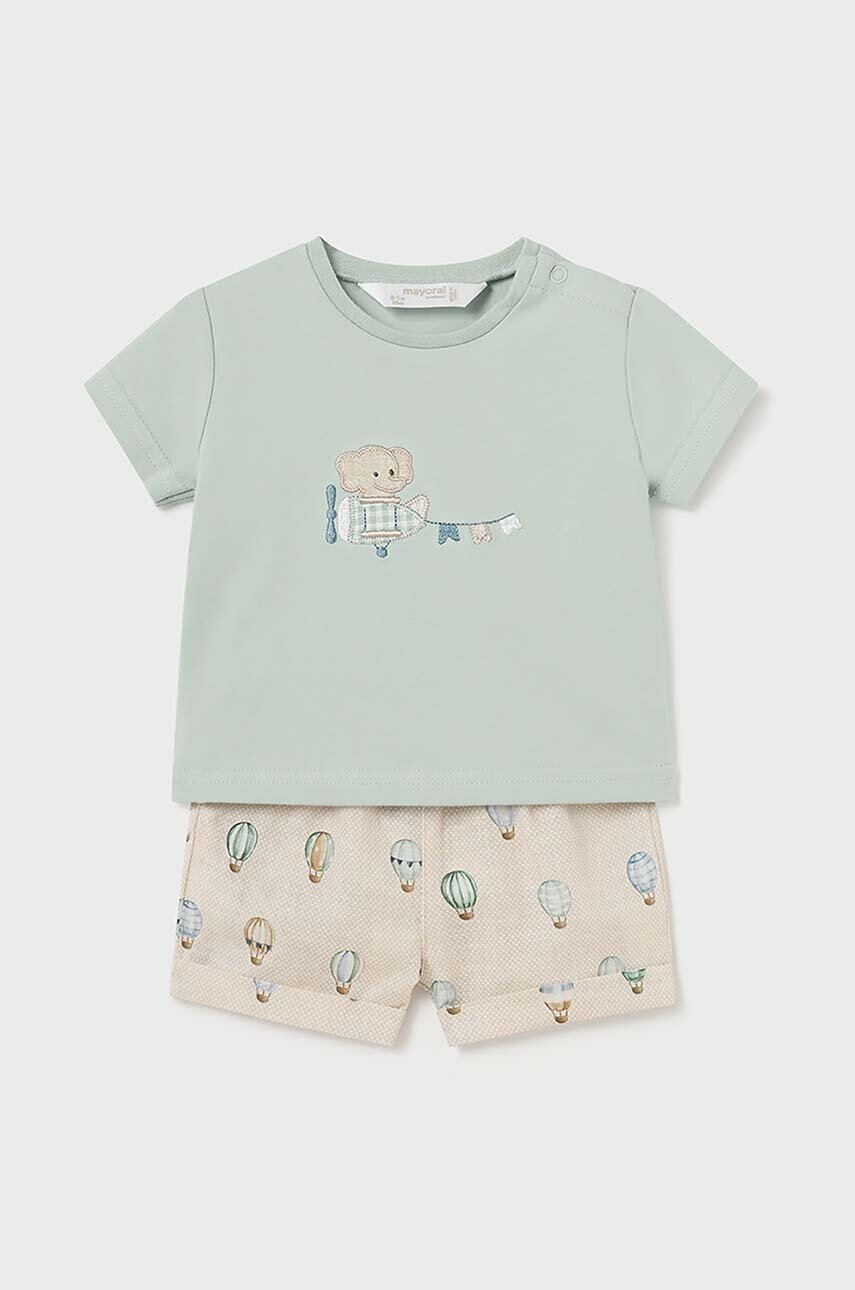 Комплект для младенцев Mayoral Newborn цвет бирюзовый