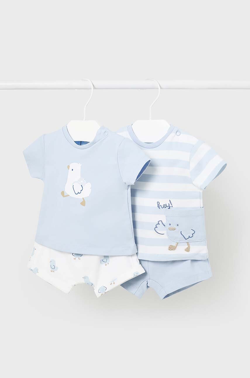 

Комплект за бебета Mayoral Newborn в синьо, Син
