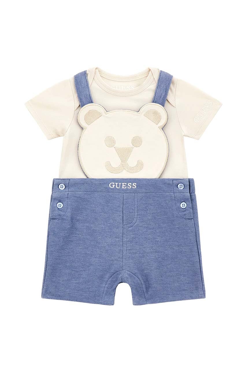 

Комплект за бебета Guess в бежово, Бежов