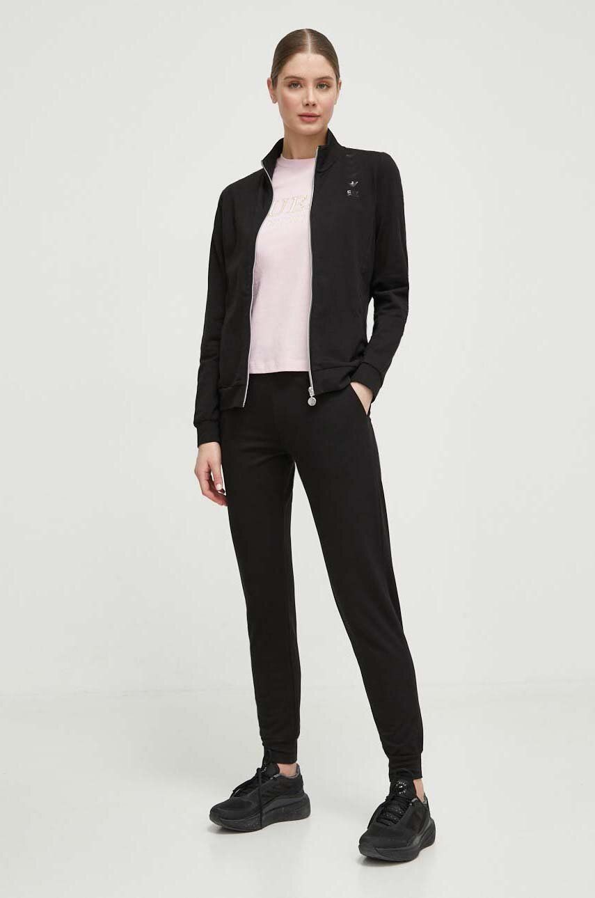 EA7 Emporio Armani trening femei, culoarea negru - Shoppu.ro