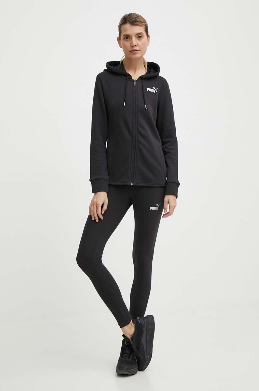 Puma trening femei, culoarea negru, 673701 Puma trening femei, culoarea negru, 673701 - Treninguri.eu