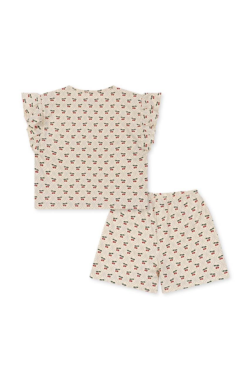 Детский комплект из хлопка Konges Sløjd цвет розовый