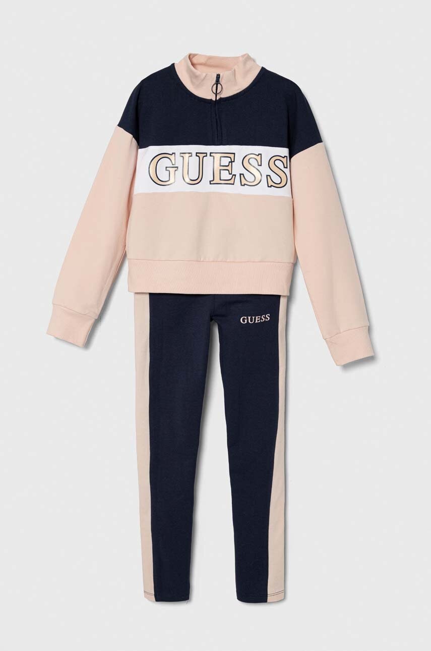 

Детски комплект Guess в розово, Розов