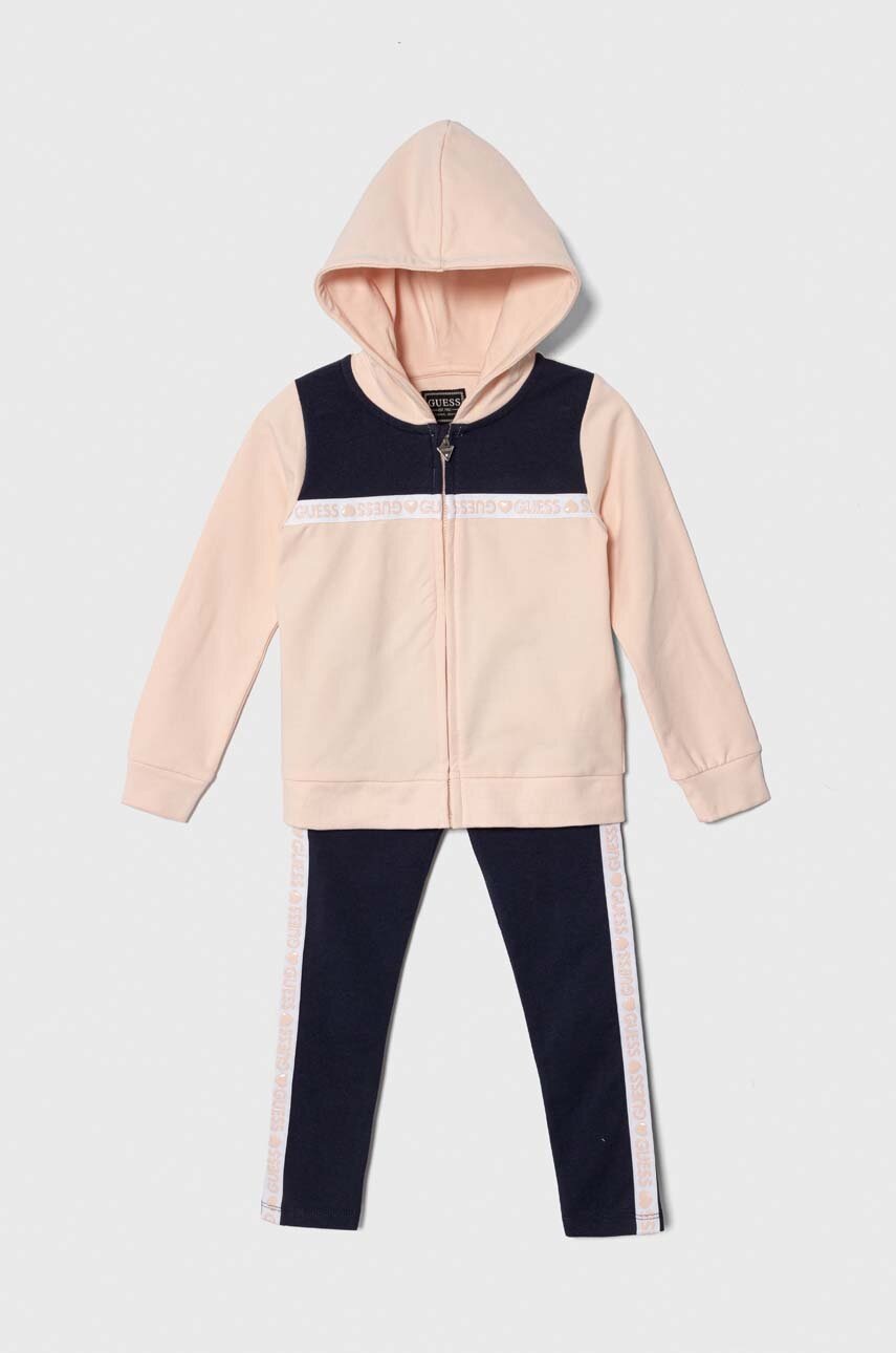 

Детски комплект Guess в розово, Розов