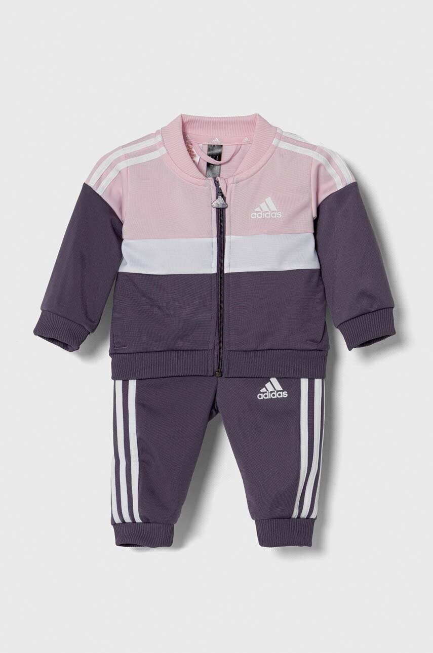 

Cпортивний костюм для немовлят adidas колір фіолетовий