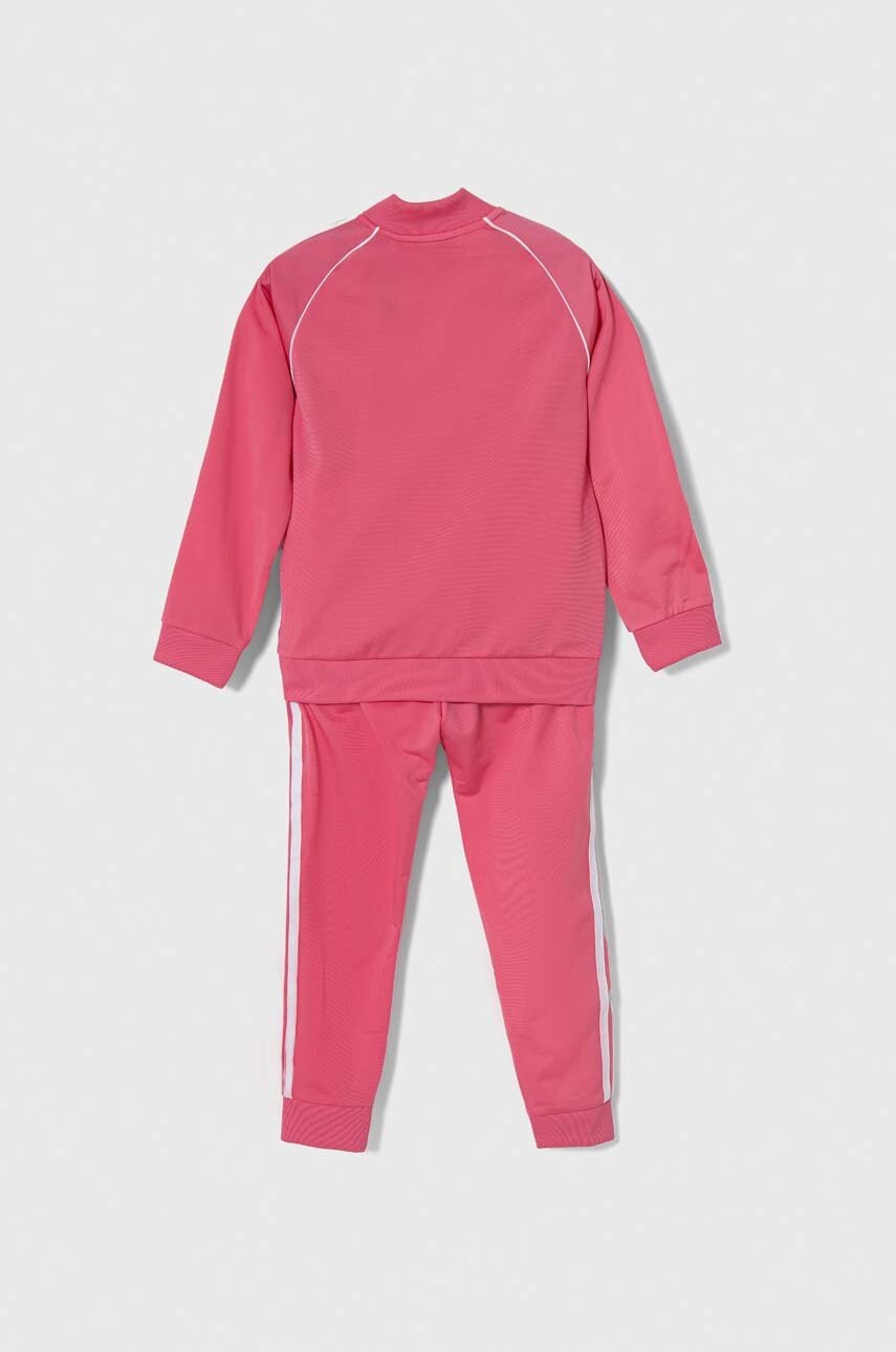 Дитячий спортивний костюм adidas Originals колір рожевий